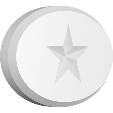 Ekena Millwork Standard Dalton Star Rosette With Beveled Edge, 7"W x 4 3/4"H x 3/4"P ROSP070X048X075DAL07